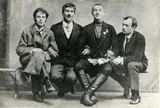 Бенедикт Константинович Лившиц (1886-1938) - русский поэт, переводчик и мемуарист. Художественный портрет.