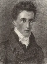Дмитрий Веневитинов (1805-1827) - русский поэт-романтик пушкинской эпохи, философ и критик. Художественный портрет.