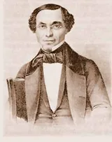 Фёдор Алексеевич Кони (1809-1879) - русский драматург, поэт и театральный критик. Художественный портрет.