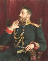 Константин Романов (1858-1915) - русский поэт, переводчик и драматург. Художественный портрет.