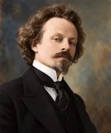 Константин Бальмонт (1867-1942) - поэт-символист Серебряного века. Художественный портрет.