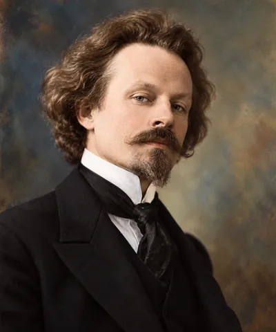 Константин Бальмонт (1867-1942) - поэт-символист Серебряного века. Художественный портрет.