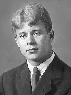 Портрет поэта Сергей Есенин