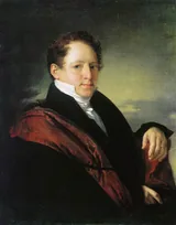 Степан Нечаев (1792-1860) - русский поэт, историк и деятель просвещения первой половины XIX века. Художественный портрет.