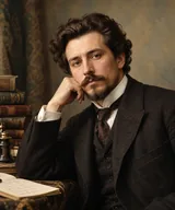 Василий Величко (1860-1904) - русский поэт, переводчик, драматург и публицист второй половины XIX - начала XX века. Художественный портрет.