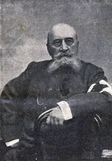 Василий Немирович-Данченко (1844-1936) - русский поэт, прозаик. Художественный портрет.